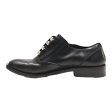 BALENCIAGA Derby Shoes Black Leather Womens UK 5 For Discount