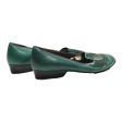 BALLY Ballet Shoes Green Leather Womens UK 6 Fashion