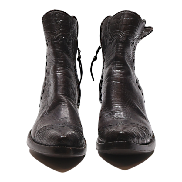 Cowboy Boots Brown Leather Womens UK 5 Hot on Sale