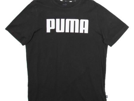 PUMA Mens T-Shirt Black M on Sale