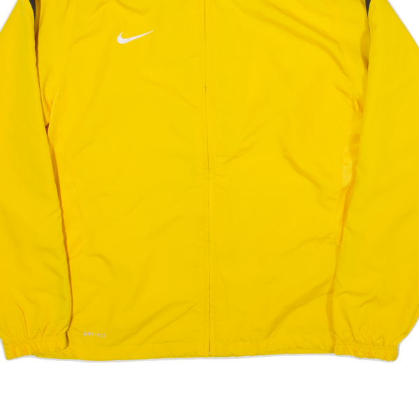 NIKE Mens Windbreaker Jacket Yellow L Hot on Sale