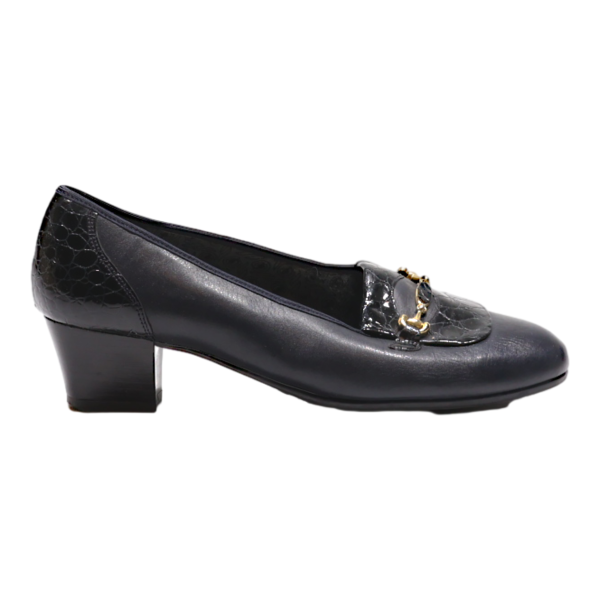 DORNDORF Loafer Shoes Black Leather Womens UK 5 Sale