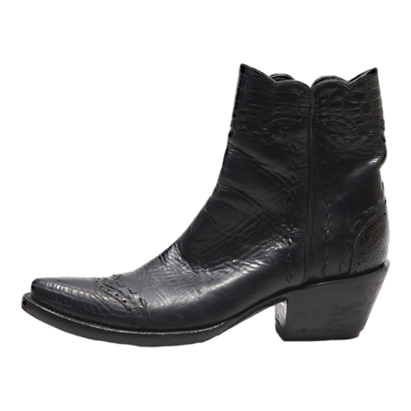 Ankle Boots Black Leather Womens UK 5 For Sale