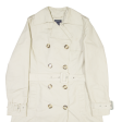 GANT Womens Trench Coat Cream UK 12 For Discount