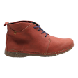 EL NATURALISTA Desert Boots Red Leather Womens UK 7 For Cheap