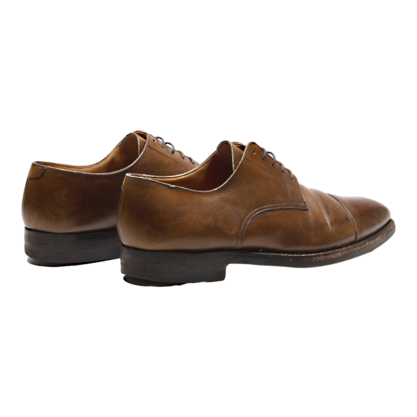 CROCKETT & JONES Derby Shoes Brown Leather Mens UK 9.5 Online Hot Sale