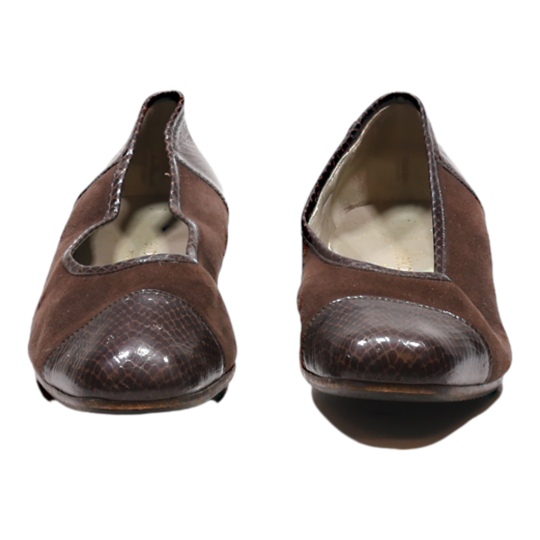 ALEXANDRIA Pump Heels Brown Leather Womens UK 6.5 Hot on Sale