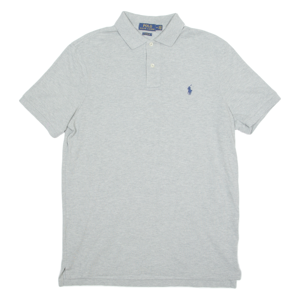 POLO RALPH LAUREN Mens Polo Shirt Grey M Cheap