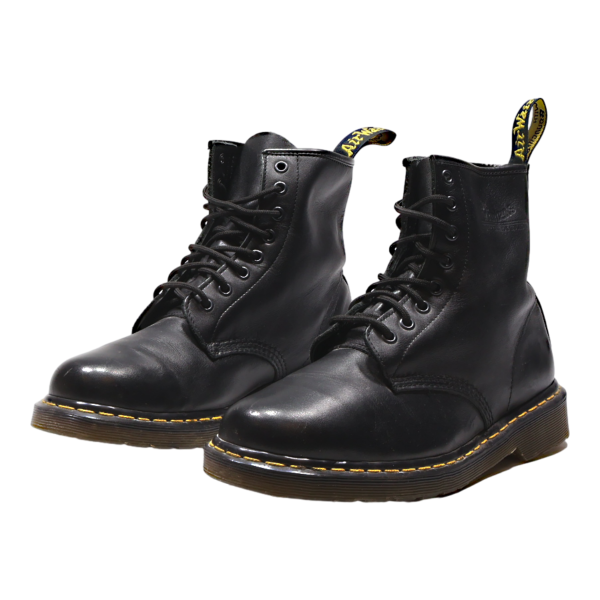 DR MARTENS 1460 Lace-Up Boots Black Leather Mens UK 8 Discount