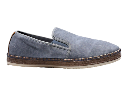 BATA Pump Shoes Blue Leather Mens UK 8 Online