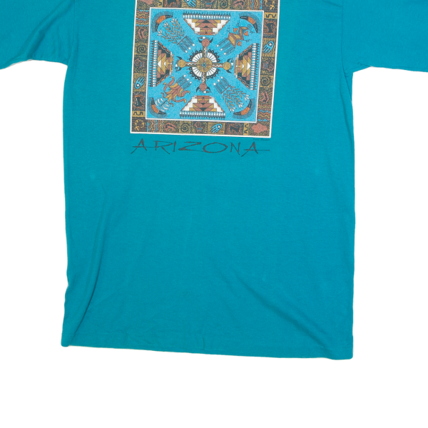 PRAIRIE MOUNTAIN Arizona Mens T-Shirt Blue USA M Online Hot Sale