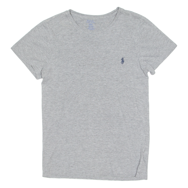 POLO RALPH LAUREN Mens T-Shirt Grey Crew Neck S on Sale