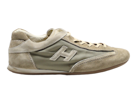 HOGAN Sneaker Trainers Beige Suede Mens UK 6 Fashion