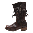 ART Cowboy Boots Brown Leather Womens UK 4 on Sale