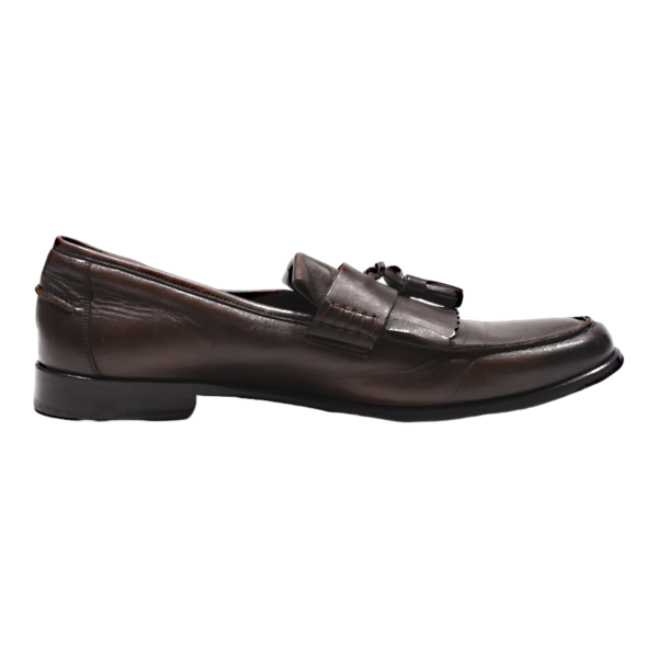 HOTIC Loafer Shoes Brown Leather Mens UK 10.5 For Sale