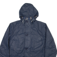 MUSTO Mens Jacket Blue Hooded L For Discount