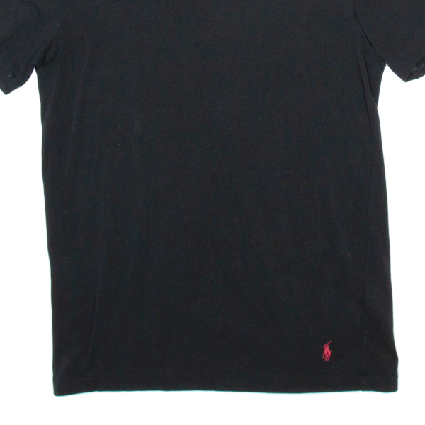 POLO RALPH LAUREN Mens T-Shirt Black S Cheap