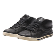 CONVERSE High Top Trainers Black Leather Mens UK 7.5 Supply