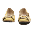 JIMMY CHOO Ballet Shoes Yellow Leather Womens UK 4.5 For Cheap