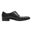 HEYRAUD Oxford Shoes Black Leather Mens UK 8 Sale