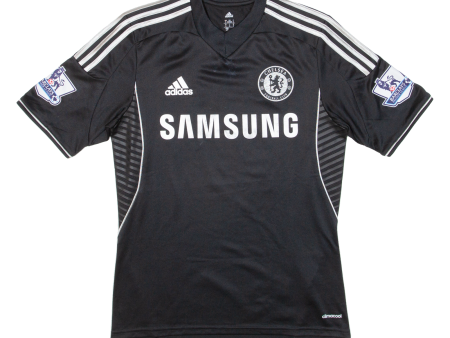 ADIDAS Chelsea FC 2013-2014 Third Kit Mens Football Shirt Jersey Black V-Neck S Online Sale