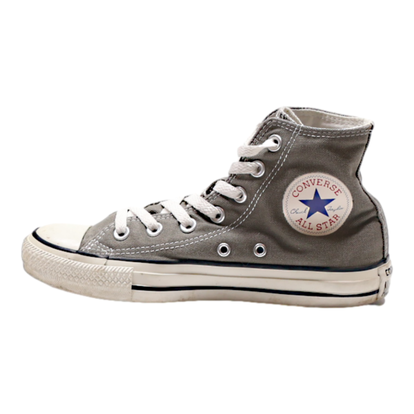 CONVERSE High Top Trainers Grey Canvas Womens UK 4.5 Supply