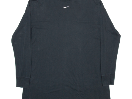 NIKE OVERSIZED Mens T-Shirt Black Long Sleeve L For Discount