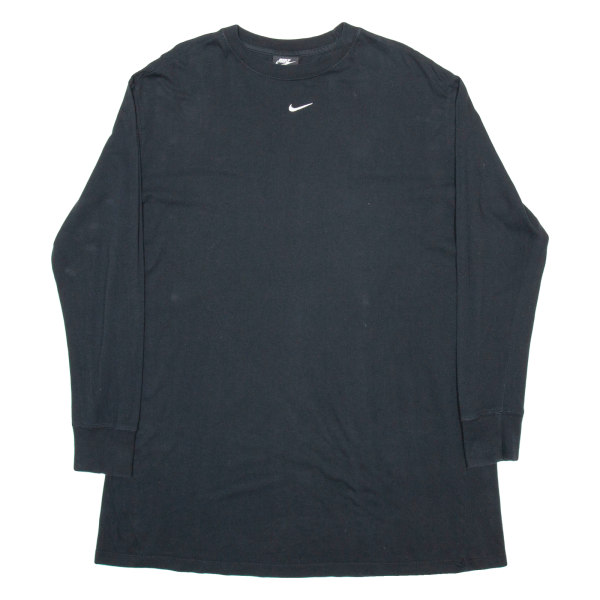 NIKE OVERSIZED Mens T-Shirt Black Long Sleeve L For Discount