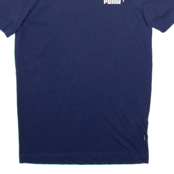 PUMA Mens T-Shirt Blue XS Sale