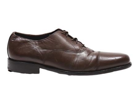 COLLEZIONE Oxford Shoes Brown Leather Mens UK 7 Online now