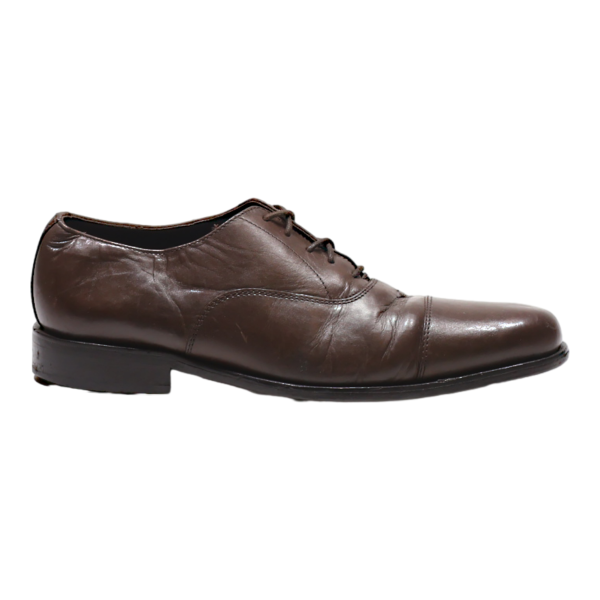 COLLEZIONE Oxford Shoes Brown Leather Mens UK 7 Online now