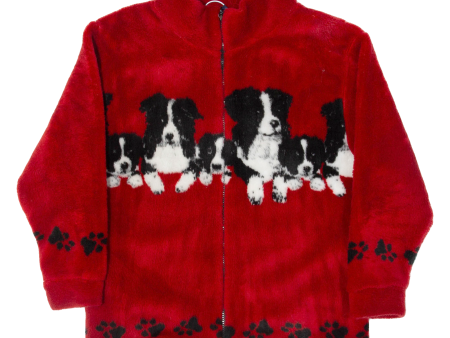 RADISH COUNTRYWEAR Dogs Girls Fleece Jacket Red 11-12Y Online