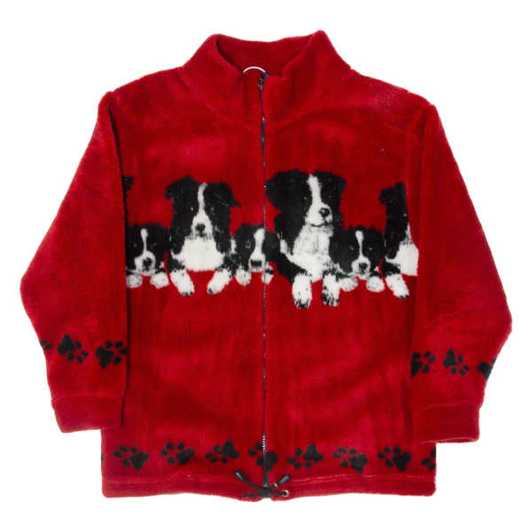 RADISH COUNTRYWEAR Dogs Girls Fleece Jacket Red 11-12Y Online