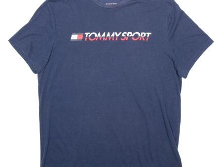 TOMMY HILFIGER Sport Mens T-Shirt Blue M Discount