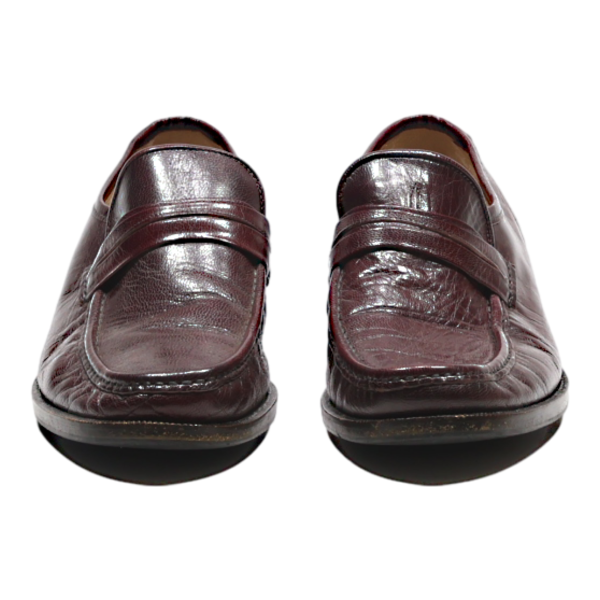 AROLA Loafer Shoes Maroon Leather Womens UK 8 Online Sale