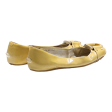 JIMMY CHOO Ballet Shoes Yellow Leather Womens UK 4.5 For Cheap