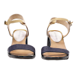 CARLO PAZOLINI Strappy Heels Beige Leather Womens UK 5 Sale