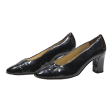 BALLY Pump Heels Black Leather Womens UK 6.5 Fashion