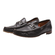 GUCCI Loafer Shoes Black Leather Mens UK 7.5 For Cheap