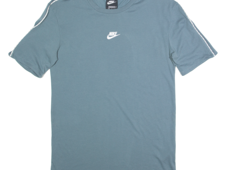 NIKE Standard Fit Mens T-Shirt Blue S Discount