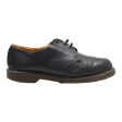 DR MARTENS 1461 PW Derby Shoes Black Leather Mens UK 9 Cheap