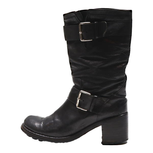 FREE LANCE Biker Boots Black Leather Womens UK 5 Sale