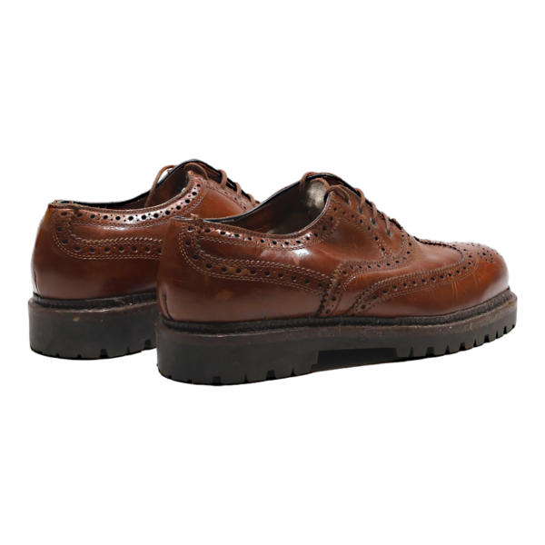 BALLY Brogue Shoes Brown Leather Mens UK 7.5 Supply