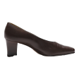 CHIMENE Pump Heels Brown Leather Womens UK 4.5 Sale