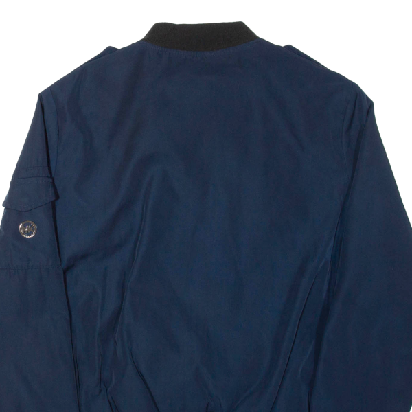 MICHAEL KORS Womens Bomber Jacket Blue S Online now