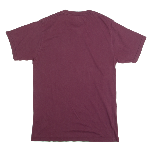 VANS Classic Fit Mens T-Shirt Maroon S For Sale