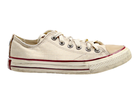 CONVERSE Low Top Trainers Beige Canvas Womens UK 2.5 Online now