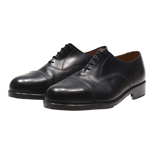 Derby Shoes Black Leather Mens UK 10.5 Supply