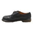 DR MARTENS 1461 PW Derby Shoes Black Leather Mens UK 9 Cheap