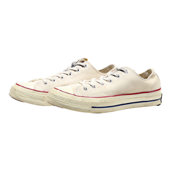 CONVERSE Chuck 70 2019 Low Top Trainers Beige Canvas Womens UK 6.5 Hot on Sale